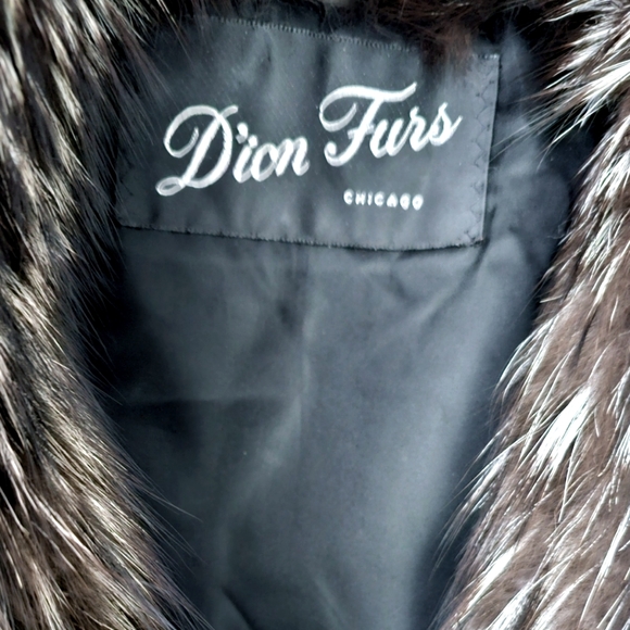 Vintage Genuine "Chubby" Fluffy Silver Indigo Fox Fur Full Length Coat - Picture 12 of 13